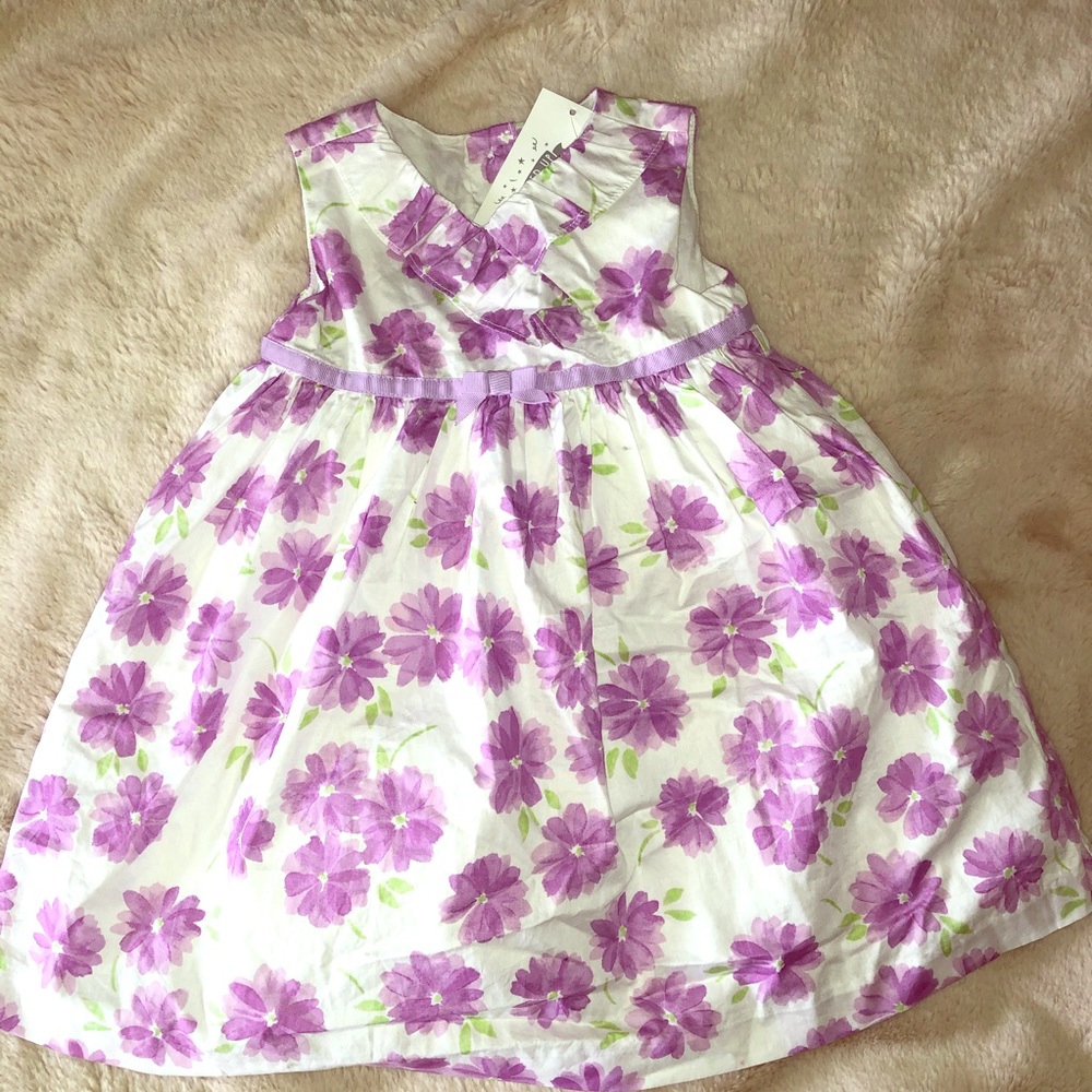 Purple Floral Gymboree Dress
